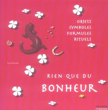 Couverture du livre « Rien Que Du Bonheur » de Lou Sylvereal aux éditions Pharos