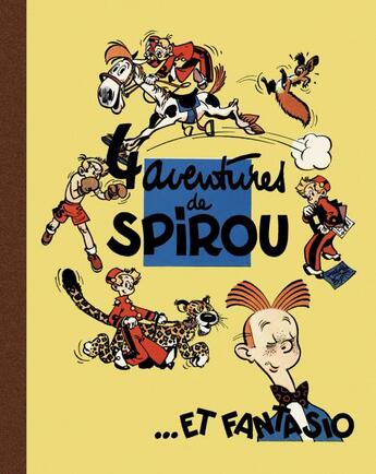 Couverture du livre « Spirou et Fantasio : 4 aventures » de Andre Franquin aux éditions Dupuis