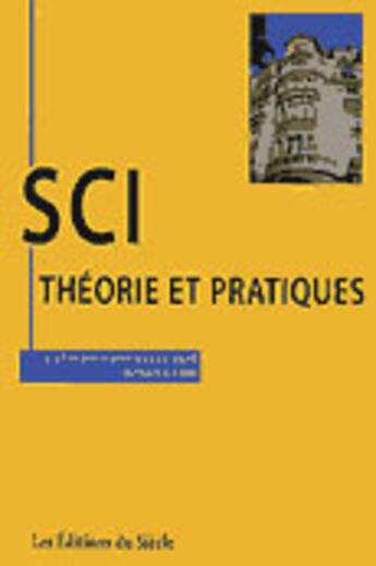 Couverture du livre « Société civile et immobilière ; théorie pratiques » de Houlette-Bize aux éditions Siecle