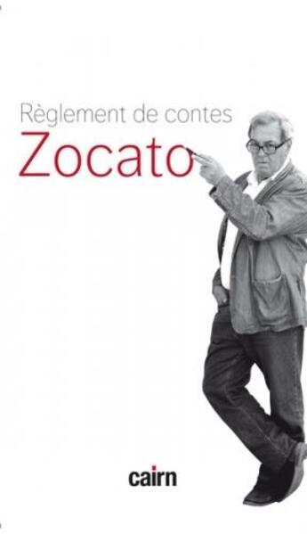 Couverture du livre « Règlement de contes » de Zocato aux éditions Cairn