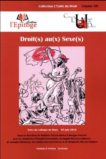 Couverture du livre « Droit(s) au(x) sexe(s) » de  aux éditions Epitoge