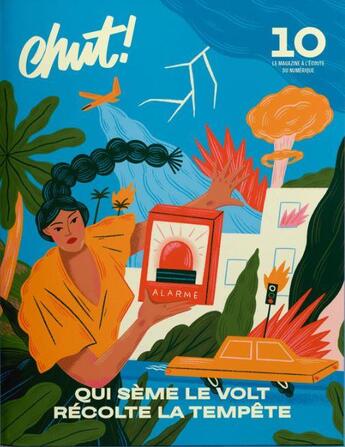 Couverture du livre « Chut! n 10 - climat : qui seme le vent recolte la tempete - ete 2022 » de  aux éditions Chut !