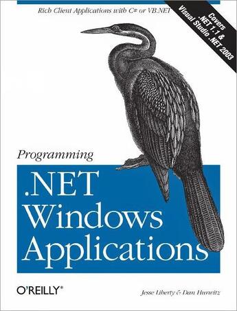 Couverture du livre « Programming .net windows applications » de Jesse Liberty aux éditions O Reilly & Ass