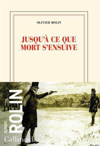 Couverture du livre « Jusqu'à ce que mort s'ensuive » de Olivier Rolin aux éditions Gallimard