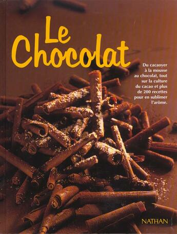 Couverture du livre « Le Chocolat » de Christian Teubner aux éditions Nathan