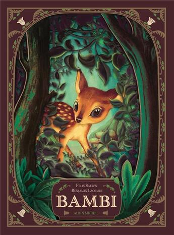 Couverture du livre « Bambi » de Benjamin Lacombe et Felix Salten aux éditions Albin Michel