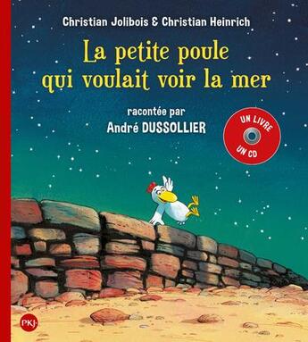 Couverture du livre « La petite poule qui voulait voir la mer - livre + cd » de Christian Jolibois aux éditions Pocket Jeunesse