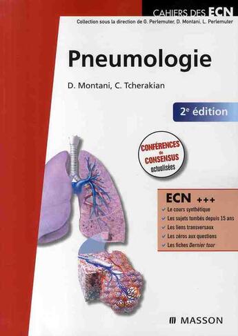 Couverture du livre « Pneumologie (2e édition) » de Montani-D+Tcherakian aux éditions Elsevier-masson