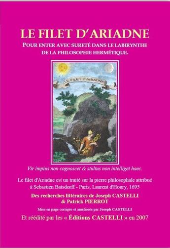 Couverture du livre « Le filet d'Ariadne » de Joseph Castelli aux éditions Castelli