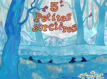 Couverture du livre « 5 petites sorcières » de Beatrice Valimard et Linda Conchaudron aux éditions Mk67