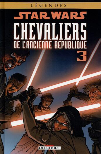 Couverture du livre « Star Wars - chevaliers de l'ancienne république t.3 » de Harvey Tolibao et Brian Ching et John Jackson Miller et Dustin Weaver aux éditions Delcourt