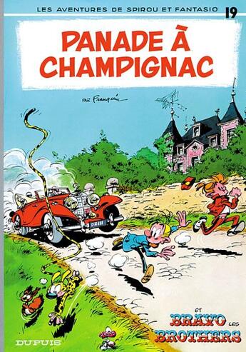 Couverture du livre « Spirou et Fantasio Tome 19 : panade à Champignac » de Andre Franquin aux éditions Dupuis