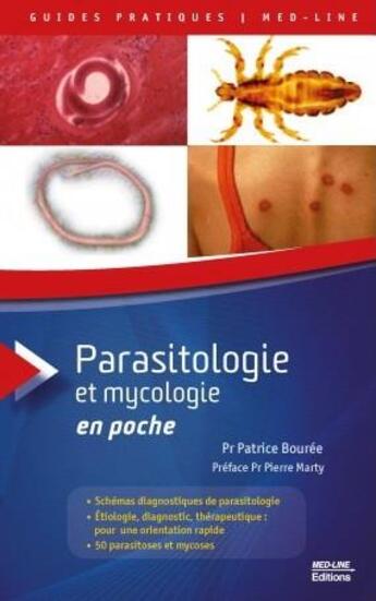 Couverture du livre « Parasitologie et mycologie en poche » de Patrice Bouree aux éditions Med-line