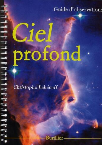 Couverture du livre « Ciel profond » de Christophe Lehenaff aux éditions Burillier