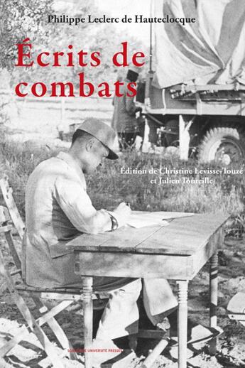 Couverture du livre « Écrits de combats » de Philippe Leclerc De Hauteclocque aux éditions Sorbonne Universite Presses