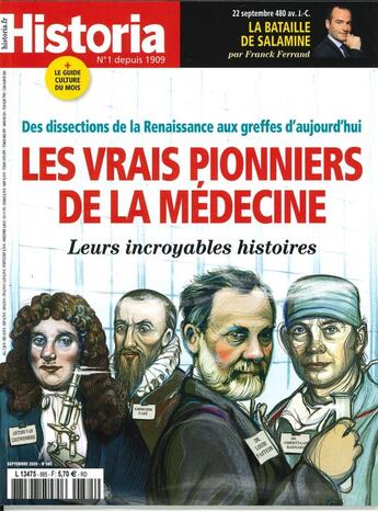 Couverture du livre « Historia mensuel n 885 - septembre 2020 » de  aux éditions L'histoire