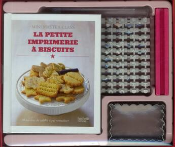 Couverture du livre « La petite imprimerie à biscuits ; coffret mini master class » de Melanie Martin aux éditions Hachette Pratique