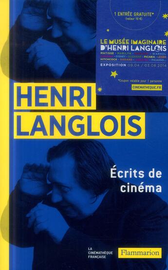 Couverture du livre « Écrits de cinéma » de Henri Langlois aux éditions Flammarion