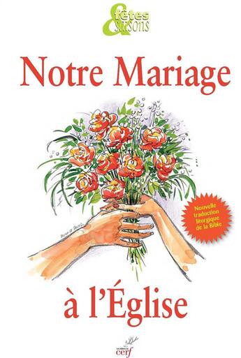 Couverture du livre « Notre mariage à l'église ; coffret 10 exemplaires » de  aux éditions Cerf