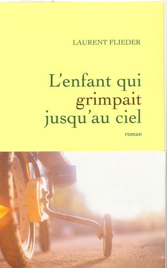 Couverture du livre « L'enfant qui grimpait jusqu'au ciel » de Flieder-L aux éditions Grasset