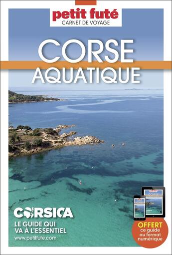 Couverture du livre « Guide corse ecotouristique 2022-2023 carnet petit fute » de Collectif Petit Fute aux éditions Le Petit Fute