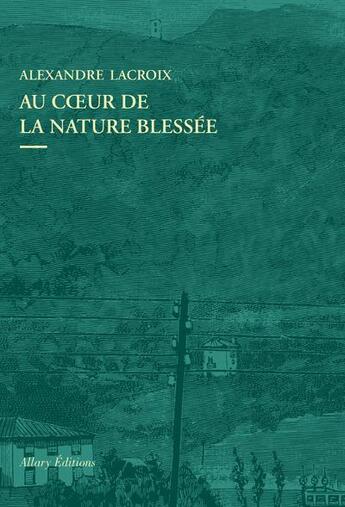 Couverture du livre « Au coeur de la nature blessée : apprendre à voir les paysages du XXIe siècle » de Alexandre Lacroix aux éditions Allary