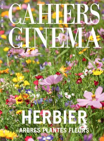 Couverture du livre « Cahiers du cinema n 754 - herbier - avril 2019 » de  aux éditions Revue Cahiers Du Cinema