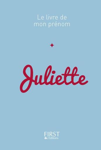 Couverture du livre « Juliette » de Jules Lebrun aux éditions First