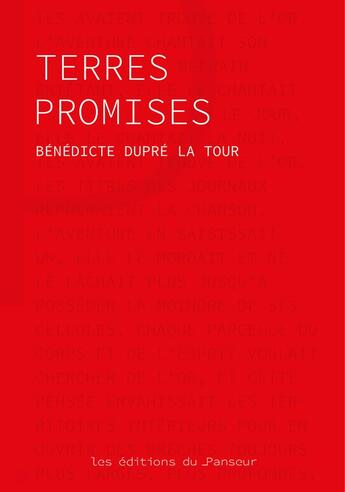 Couverture du livre « Terres promises » de Benedicte Dupre La Tour aux éditions Les Editions Du Panseur