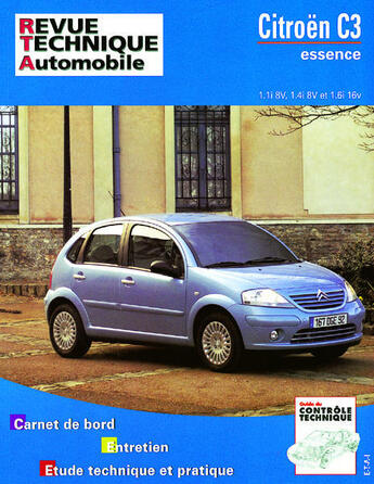 Couverture du livre « Citroen c3 - essence » de Etai aux éditions Etai