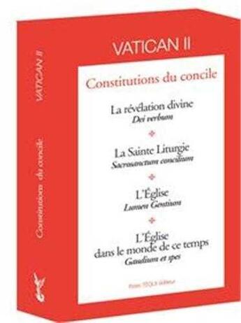 Couverture du livre « Coffret Constitutions Du Concile Vatican Ii » de  aux éditions Tequi