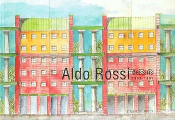 Couverture du livre « Aldo rossi, dessins 1990-1997 » de Paolo Portoghesi aux éditions Motta