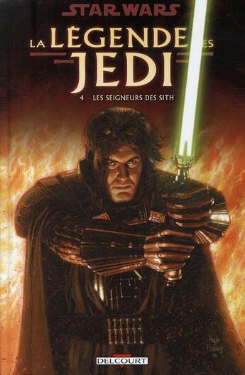 Couverture du livre « Star Wars - la légende des Jedi t.4 ; les seigneurs des Sith » de Christian Gossett et Denis Rodier et Tom Veitch et Tony Akins aux éditions Delcourt