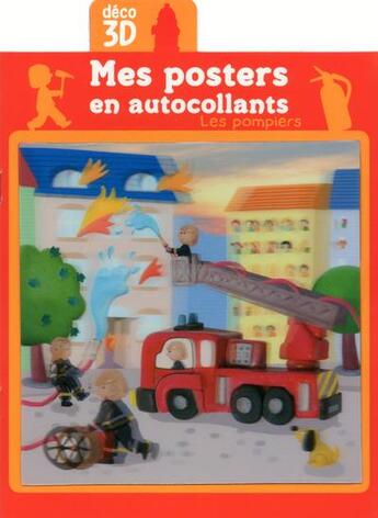 Couverture du livre « Mes posters en autocollants » de Chiodo Virginie aux éditions Cerf Volant