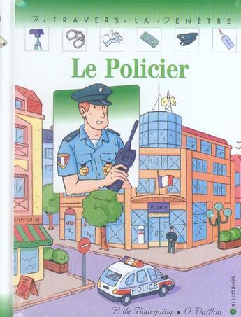 Couverture du livre « Le policier » de De Bourgoing aux éditions Calligram