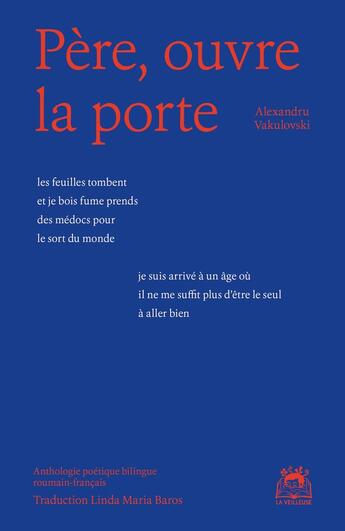 Couverture du livre « Père, ouvre la porte » de Alexandru Vakulovski aux éditions La Veilleuse