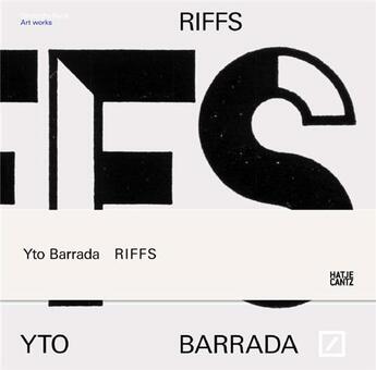 Couverture du livre « Yto barrada riffs (artist of the year 2011) » de Okwui Enwezor aux éditions Hatje Cantz
