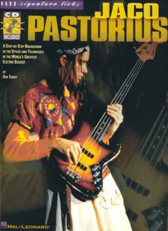 Couverture du livre « Jaco Pastorius bass signature licks tab cd » de Jaco Pastorius aux éditions Hal Leonard