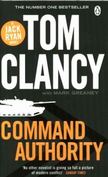 Couverture du livre « Command authority » de Tom Clancy Greaney aux éditions Michael Joseph