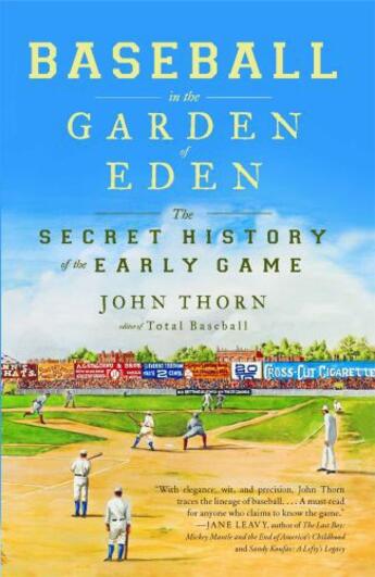 Couverture du livre « Baseball in the Garden of Eden » de Thorn John aux éditions Simon & Schuster