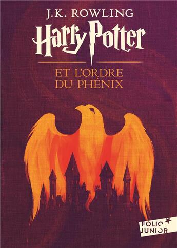 Couverture du livre « Harry Potter Tome 5 : Harry Potter et l'ordre du phénix » de J. K. Rowling aux éditions Gallimard-jeunesse
