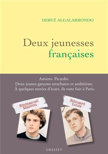 Couverture du livre « Deux jeunesses françaises » de Herve Algalarrondo aux éditions Grasset