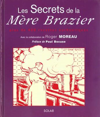 Couverture du livre « Les Secrets De La Mere Brazier » de Jeanne Brazier aux éditions Solar