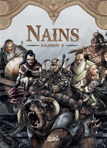 Couverture du livre « Nains ; coffret vol.2 ; t.6 à t.10 ; saison 2 » de  aux éditions Soleil