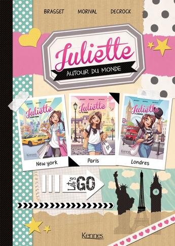 Couverture du livre « Juliette : coffret Tomes 1 à 3 : Juliette autour du monde » de Emilie Decrock et Lisette Morival et Rose-Line Brasset aux éditions Les 3 As