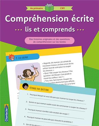 Couverture du livre « Comprehension ecrite lis et comprends 4e primaire cm1 (violet) » de Desodt Steph aux éditions Chantecler