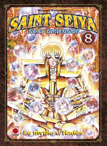 Couverture du livre « Saint Seiya - next dimension ; le mythe d'Hadès t.8 » de Masami Kurumada aux éditions Panini