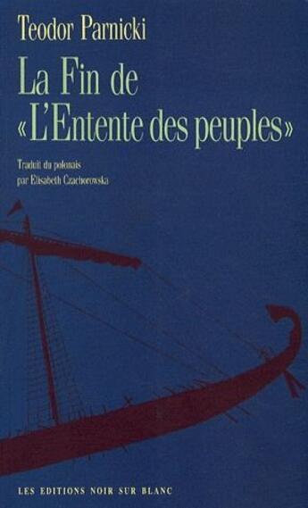 Couverture du livre « La fin de 