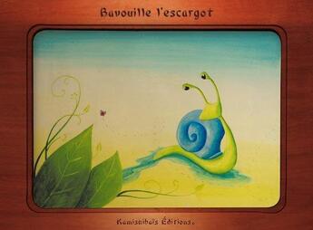 Couverture du livre « Bavouille l'escargot » de Celine Lamour-Crochet et Leslie Fleche aux éditions Kamishibais