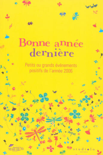 Couverture du livre « Bonne année dernière » de Pascale Devourdy aux éditions Les Martiens